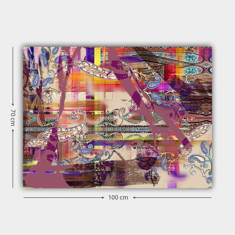 Dekorativ Canvastavla 70x100 cm - Flerfärgad - Inredning - Tavlor & posters - Canvastavla