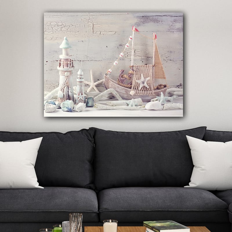 Dekorativ Canvastavla 70x100 cm - Flerfärgad - Inredning - Tavlor & posters - Canvastavla