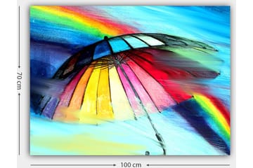Dekorativ Canvastavla 70x100 cm - Flerfärgad - Inredning - Tavlor & posters - Canvastavla