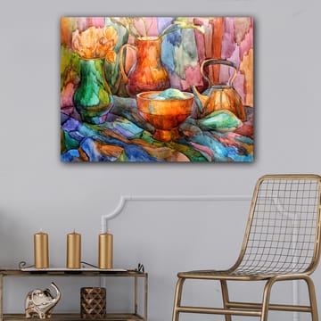 Dekorativ Canvastavla 70x100 cm - Flerfärgad - Inredning - Tavlor & posters - Canvastavla