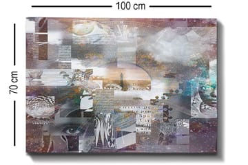 Dekorativ Canvastavla 70x100 cm - Flerfärgad - Inredning - Tavlor & posters - Canvastavla