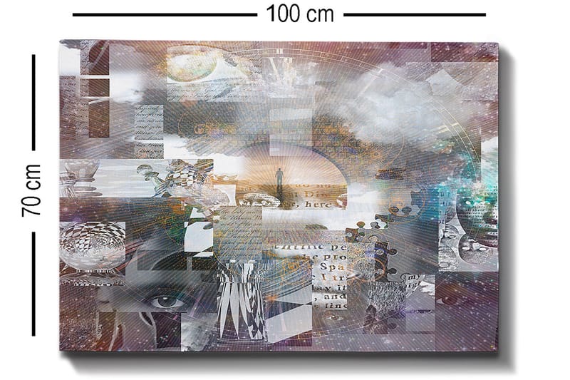 Dekorativ Canvastavla 70x100 cm - Flerfärgad - Inredning - Tavlor & posters - Canvastavla