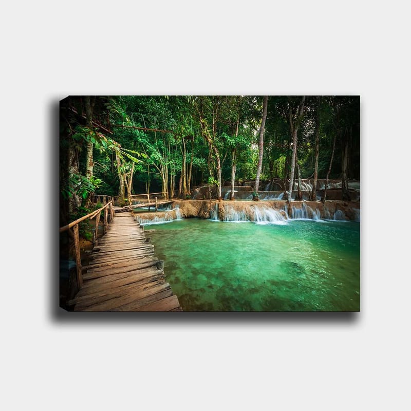 Dekorativ Canvastavla 70x100 cm - Flerfärgad - Inredning - Tavlor & posters - Canvastavla