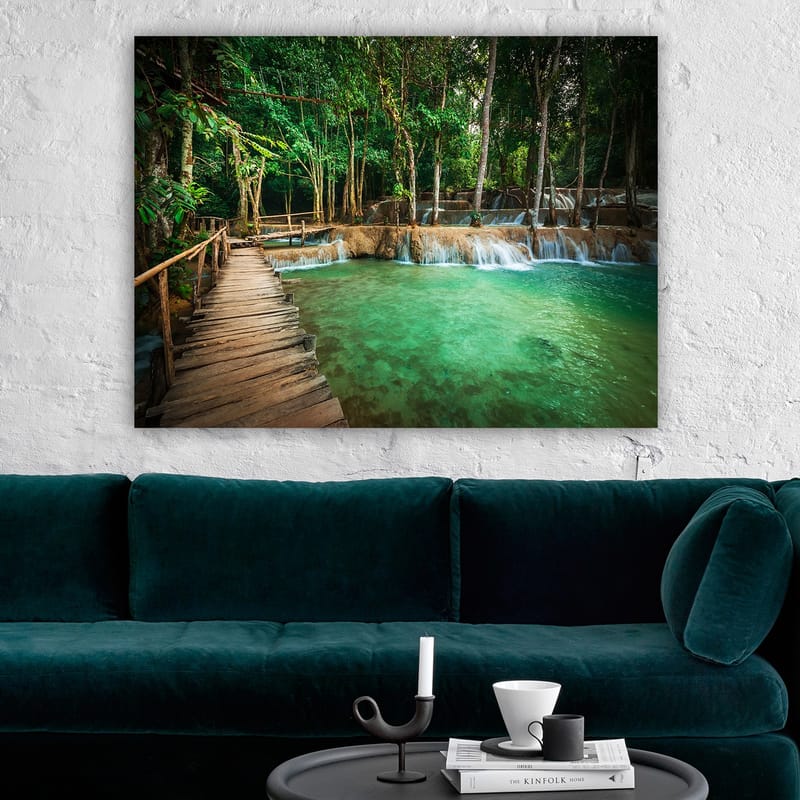 Dekorativ Canvastavla 70x100 cm - Flerfärgad - Inredning - Tavlor & posters - Canvastavla