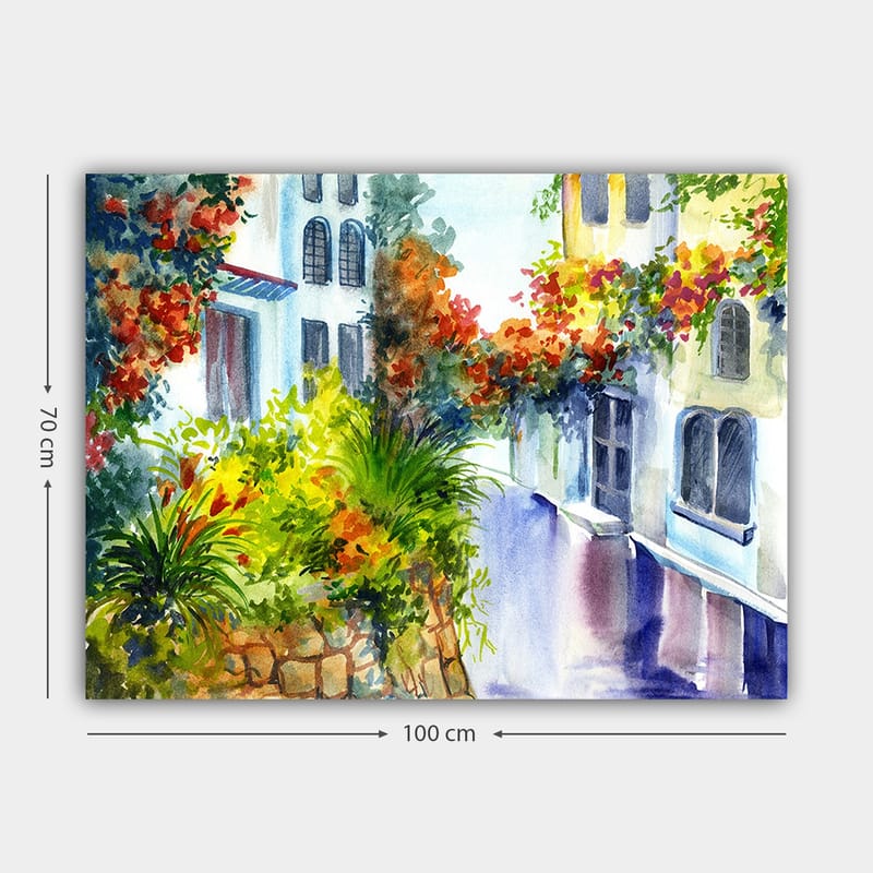 Dekorativ Canvastavla 70x100 cm - Flerfärgad - Inredning - Tavlor & posters - Canvastavla