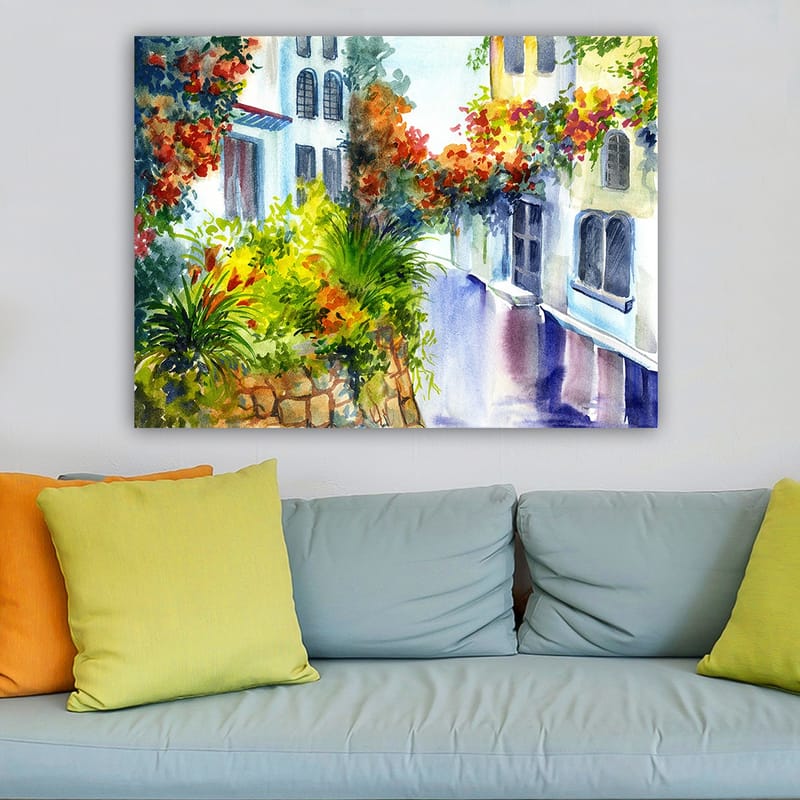 Dekorativ Canvastavla 70x100 cm - Flerfärgad - Inredning - Tavlor & posters - Canvastavla