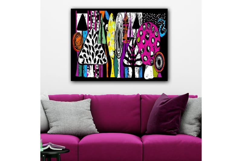 Dekorativ Canvastavla 70x100 cm - Flerfärgad - Inredning - Tavlor & posters - Canvastavla