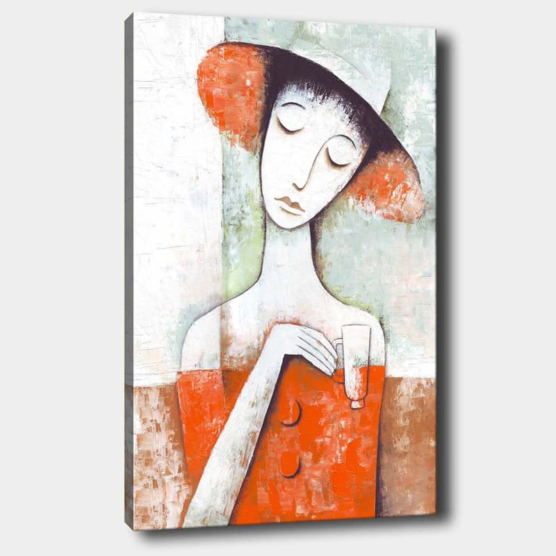 Dekorativ Canvastavla 70x100 cm - Flerfärgad - Inredning - Tavlor & posters - Canvastavla