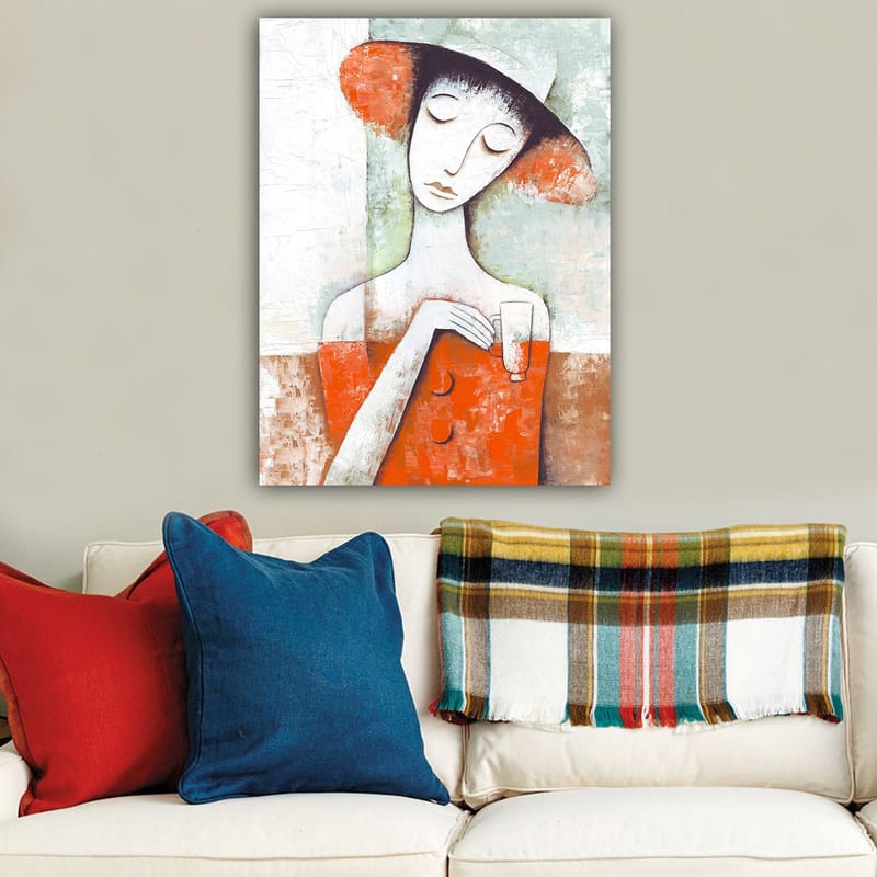 Dekorativ Canvastavla 70x100 cm - Flerfärgad - Inredning - Tavlor & posters - Canvastavla