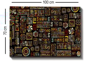 Dekorativ Canvastavla 70x100 cm - Flerfärgad - Inredning - Tavlor & posters - Canvastavla