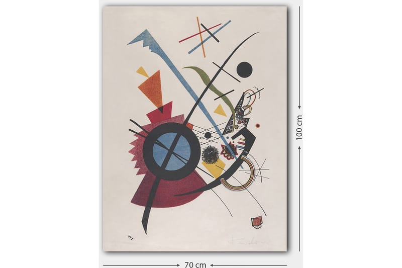 Dekorativ Canvastavla 70x100 cm - Flerfärgad - Inredning - Tavlor & posters - Canvastavla