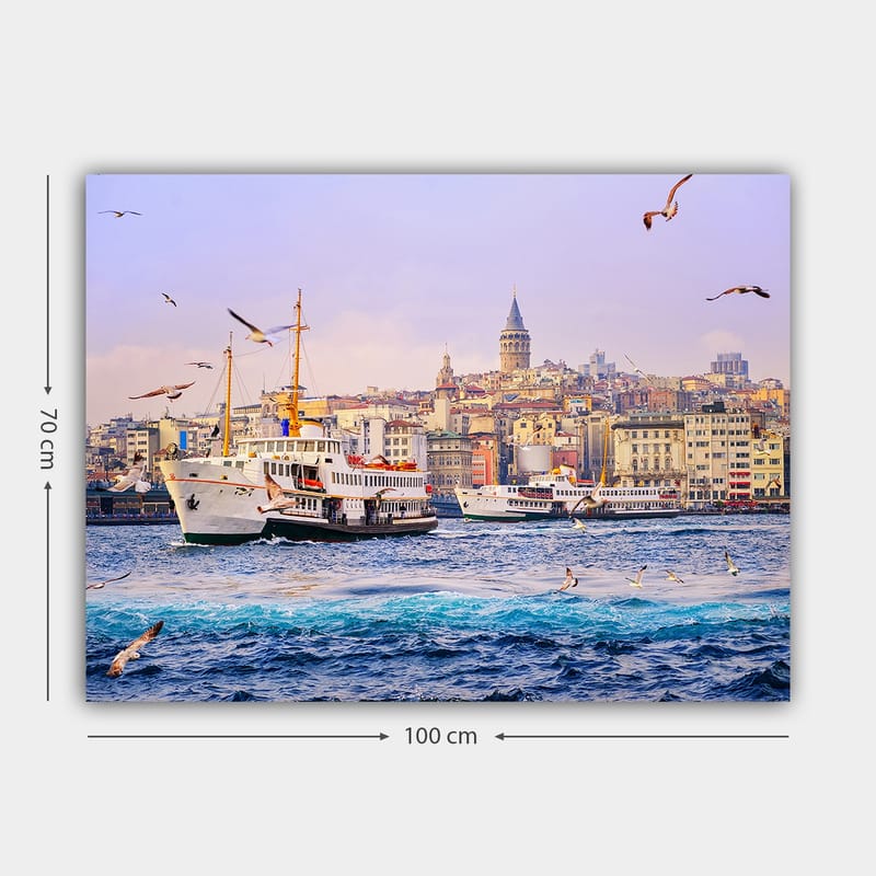 Dekorativ Canvastavla 70x100 cm - Flerfärgad - Inredning - Tavlor & posters - Canvastavla