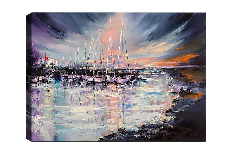 Dekorativ Canvastavla 70x100 cm - Flerfärgad - Inredning - Tavlor & posters - Canvastavla