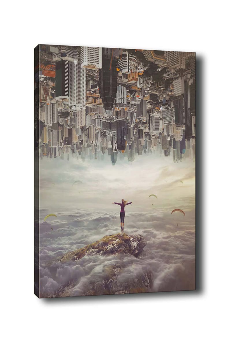 Dekorativ Canvastavla 70x100 cm - Flerfärgad - Inredning - Tavlor & posters - Canvastavla