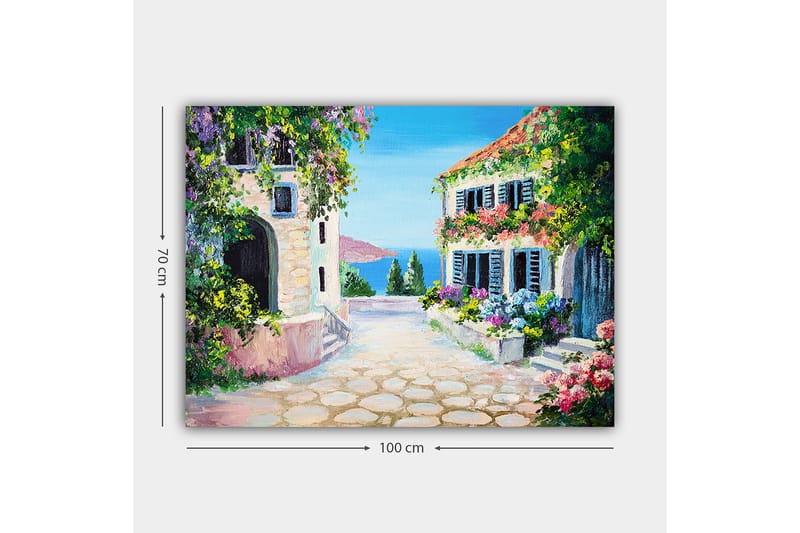 Dekorativ Canvastavla 70x100 cm - Flerfärgad - Inredning - Tavlor & posters - Canvastavla