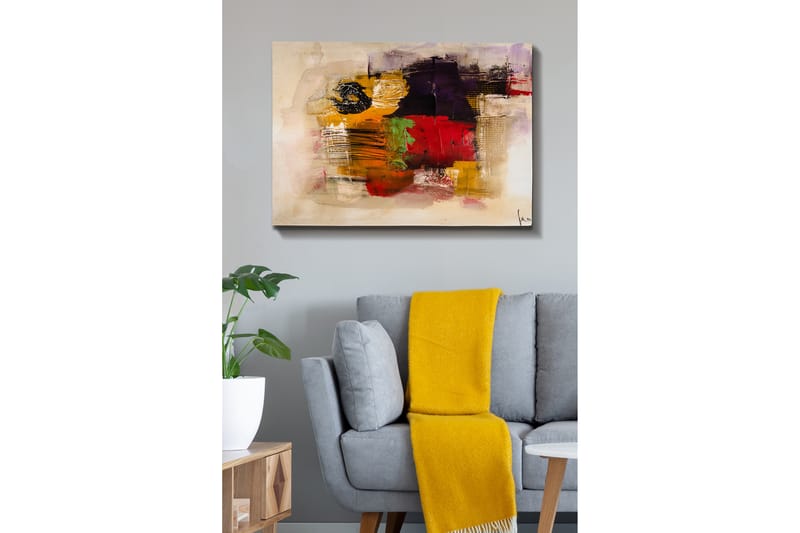 Dekorativ Canvastavla 70x100 cm - Flerfärgad - Inredning - Tavlor & posters - Canvastavla