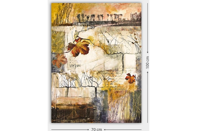 Dekorativ Canvastavla 70x100 cm - Flerfärgad - Inredning - Tavlor & posters - Canvastavla