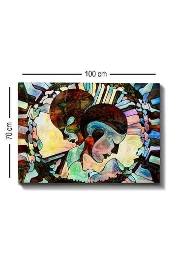 Dekorativ Canvastavla 70x100 cm - Flerfärgad - Inredning - Tavlor & posters - Canvastavla