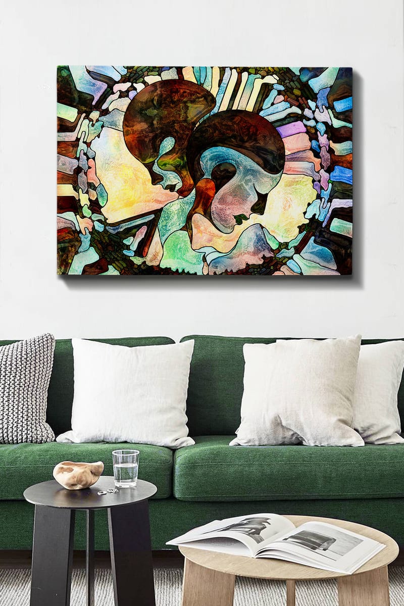 Dekorativ Canvastavla 70x100 cm - Flerfärgad - Inredning - Tavlor & posters - Canvastavla