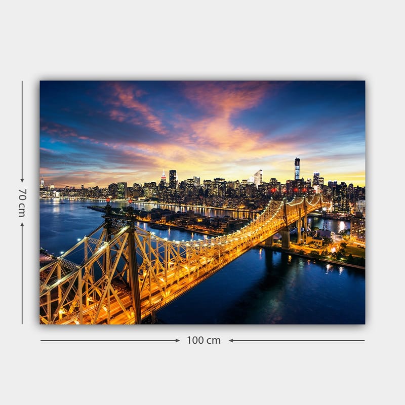 Dekorativ Canvastavla 70x100 cm - Flerfärgad - Inredning - Tavlor & posters - Canvastavla
