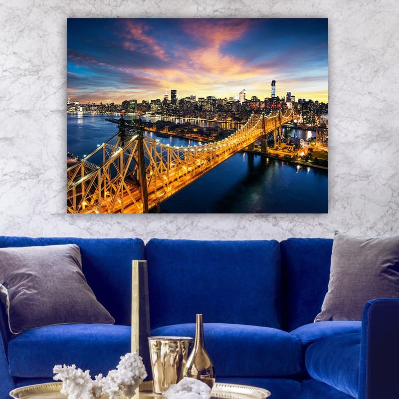 Dekorativ Canvastavla 70x100 cm - Flerfärgad - Inredning - Tavlor & posters - Canvastavla