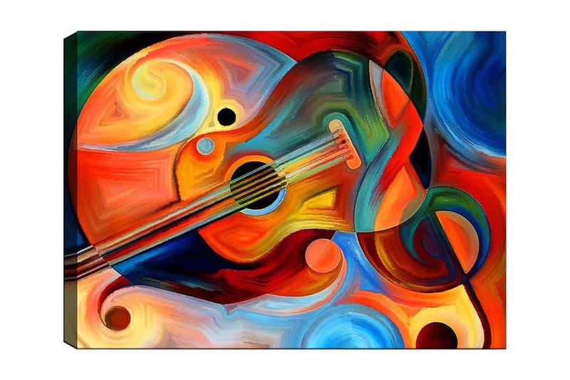 Dekorativ Canvastavla 70x100 cm - Flerfärgad - Inredning - Tavlor & posters - Canvastavla