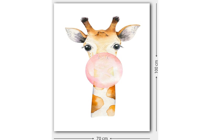 Dekorativ Canvastavla 70x100 cm - Flerfärgad - Inredning - Tavlor & posters - Canvastavla