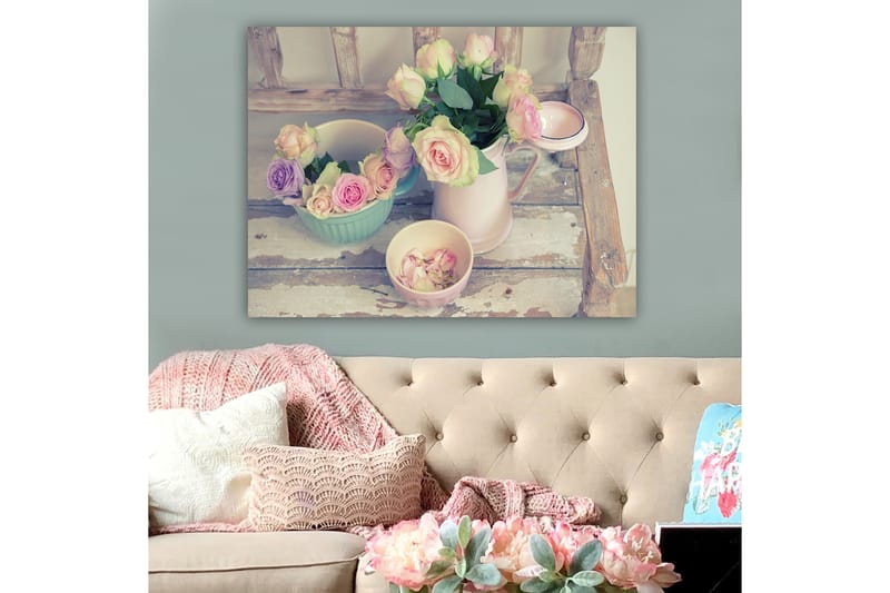 Dekorativ Canvastavla 70x100 cm - Flerfärgad - Inredning - Tavlor & posters - Canvastavla