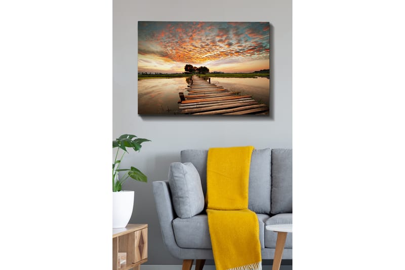 Dekorativ Canvastavla 70x100 cm - Flerfärgad - Inredning - Tavlor & posters - Canvastavla