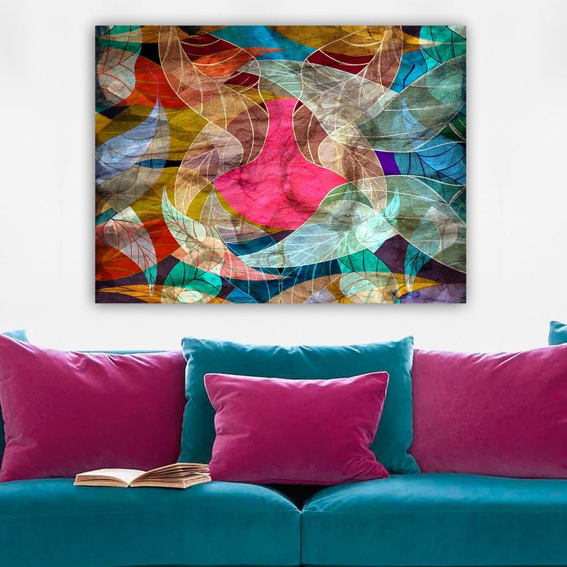 Dekorativ Canvastavla 70x100 cm - Flerfärgad - Inredning - Tavlor & posters - Canvastavla