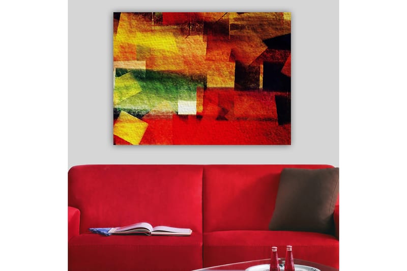 Dekorativ Canvastavla 70x100 cm - Flerfärgad - Inredning - Tavlor & posters - Canvastavla