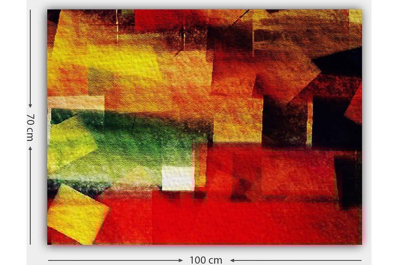 Dekorativ Canvastavla 70x100 cm - Flerfärgad - Inredning - Tavlor & posters - Canvastavla