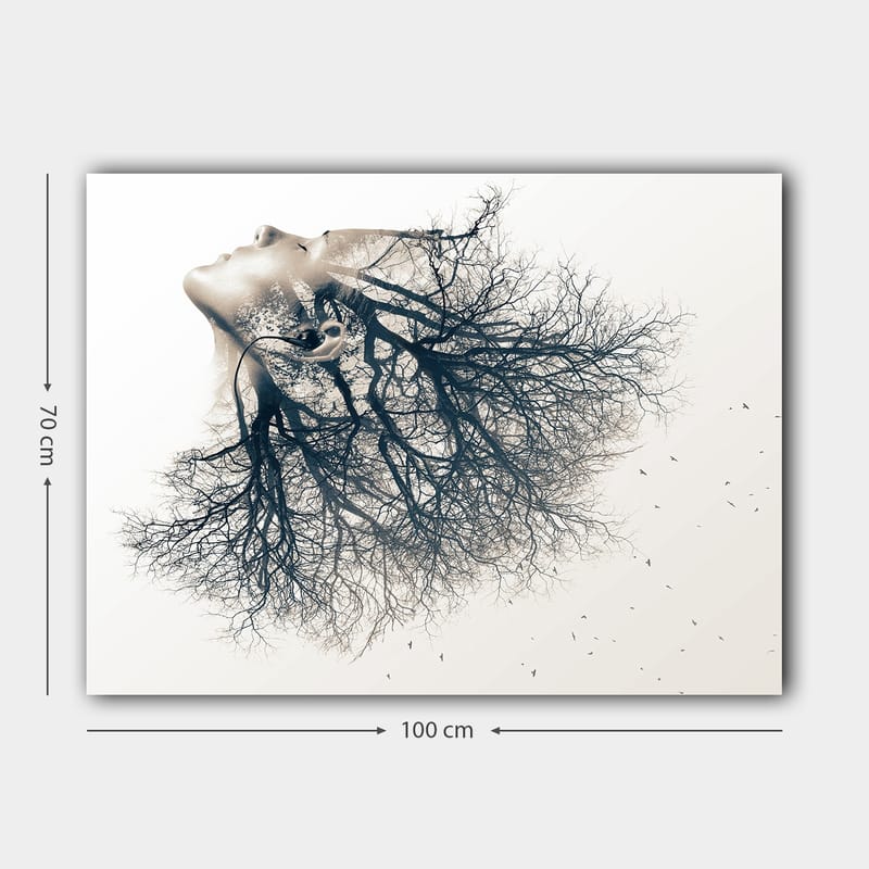 Dekorativ Canvastavla 70x100 cm - Flerfärgad - Inredning - Tavlor & posters - Canvastavla