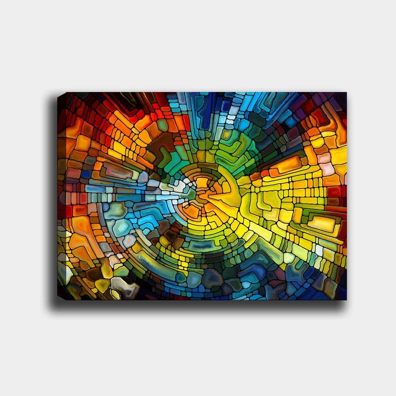 Dekorativ Canvastavla 70x100 cm - Flerfärgad - Inredning - Tavlor & posters - Canvastavla