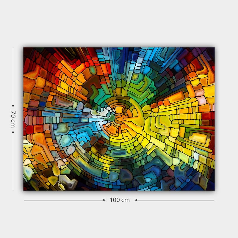 Dekorativ Canvastavla 70x100 cm - Flerfärgad - Inredning - Tavlor & posters - Canvastavla