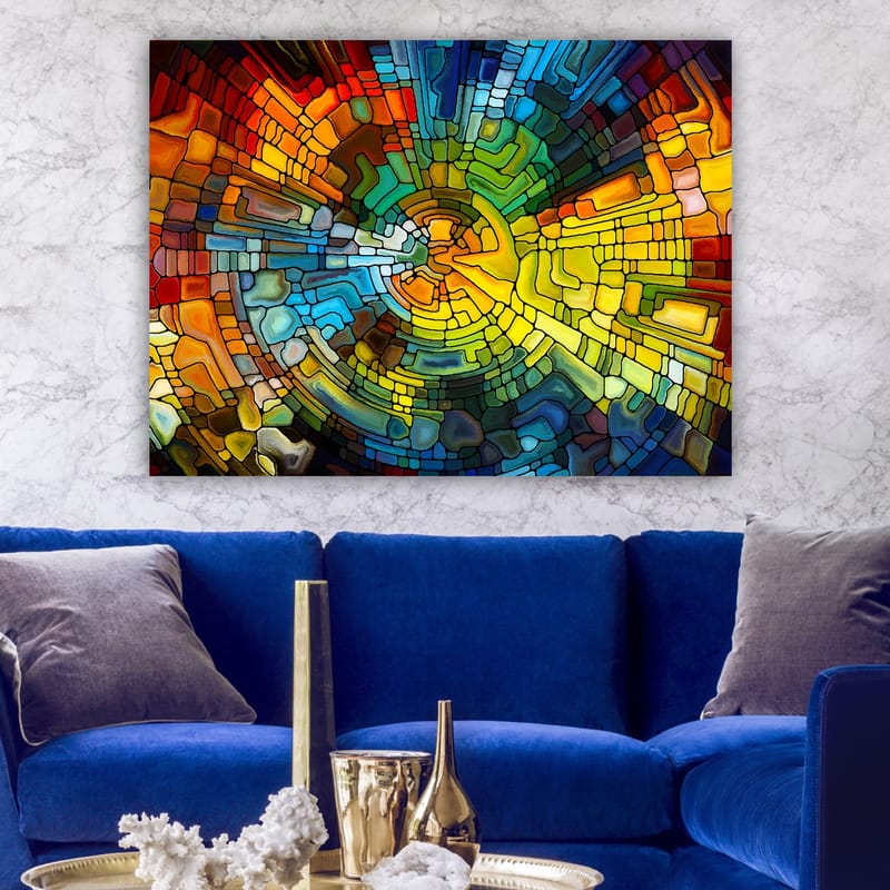 Dekorativ Canvastavla 70x100 cm - Flerfärgad - Inredning - Tavlor & posters - Canvastavla