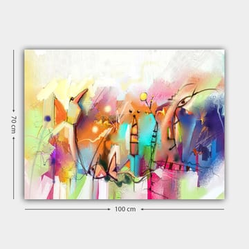 Dekorativ Canvastavla 70x100 cm - Flerfärgad - Inredning - Tavlor & posters - Canvastavla