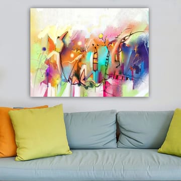 Dekorativ Canvastavla 70x100 cm - Flerfärgad - Inredning - Tavlor & posters - Canvastavla