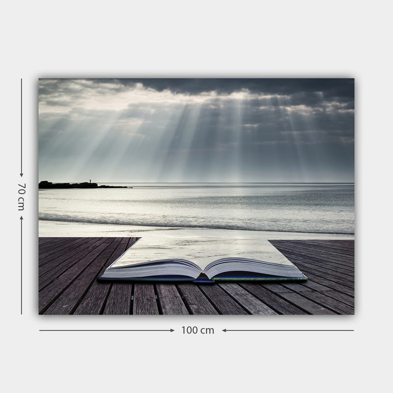 Dekorativ Canvastavla 70x100 cm - Flerfärgad - Inredning - Tavlor & posters - Canvastavla