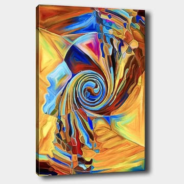Dekorativ Canvastavla 70x100 cm - Flerfärgad - Inredning - Tavlor & posters - Canvastavla