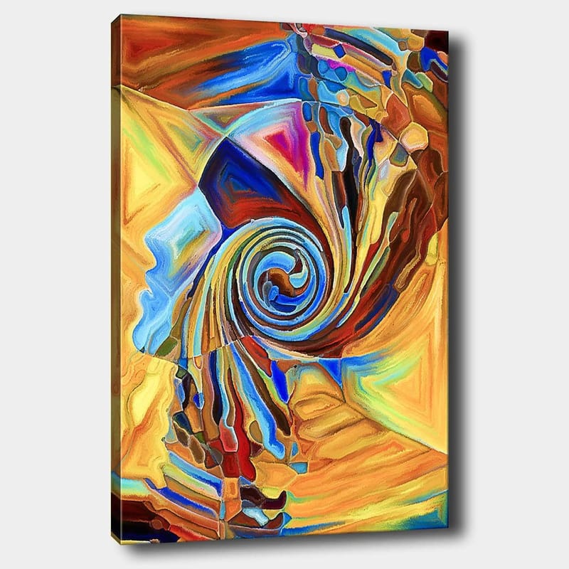 Dekorativ Canvastavla 70x100 cm - Flerfärgad - Inredning - Tavlor & posters - Canvastavla