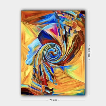 Dekorativ Canvastavla 70x100 cm - Flerfärgad - Inredning - Tavlor & posters - Canvastavla