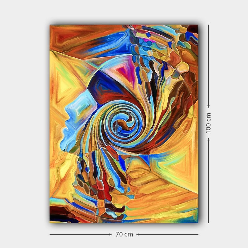 Dekorativ Canvastavla 70x100 cm - Flerfärgad - Inredning - Tavlor & posters - Canvastavla