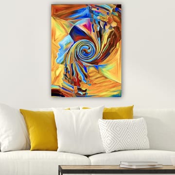 Dekorativ Canvastavla 70x100 cm - Flerfärgad - Inredning - Tavlor & posters - Canvastavla