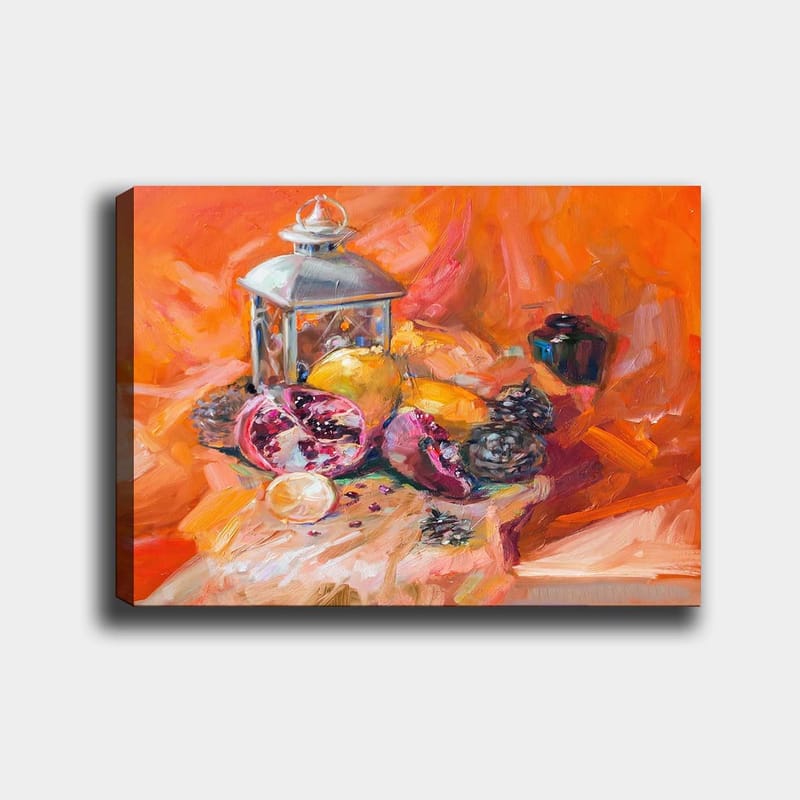 Dekorativ Canvastavla 70x100 cm - Flerfärgad - Inredning - Tavlor & posters - Canvastavla