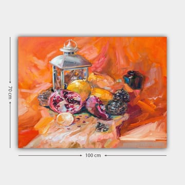 Dekorativ Canvastavla 70x100 cm - Flerfärgad - Inredning - Tavlor & posters - Canvastavla