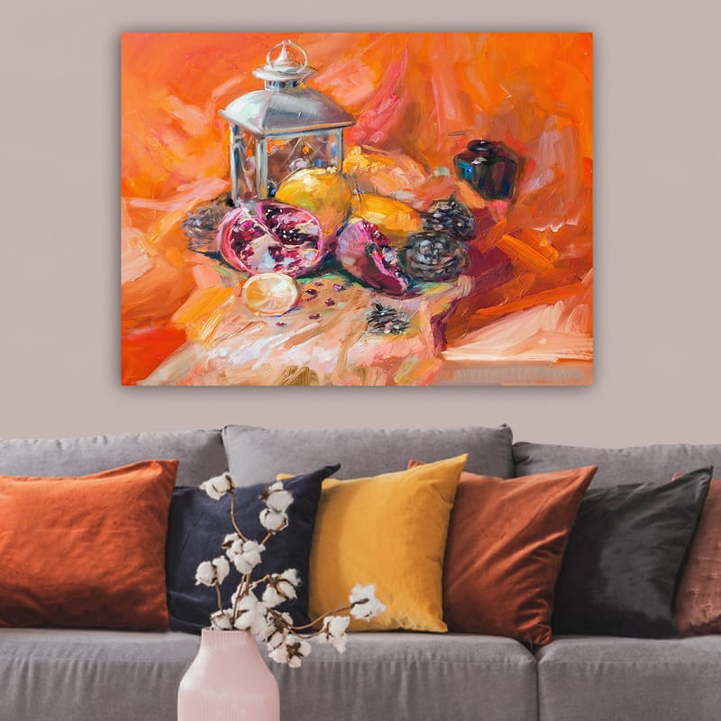 Dekorativ Canvastavla 70x100 cm - Flerfärgad - Inredning - Tavlor & posters - Canvastavla