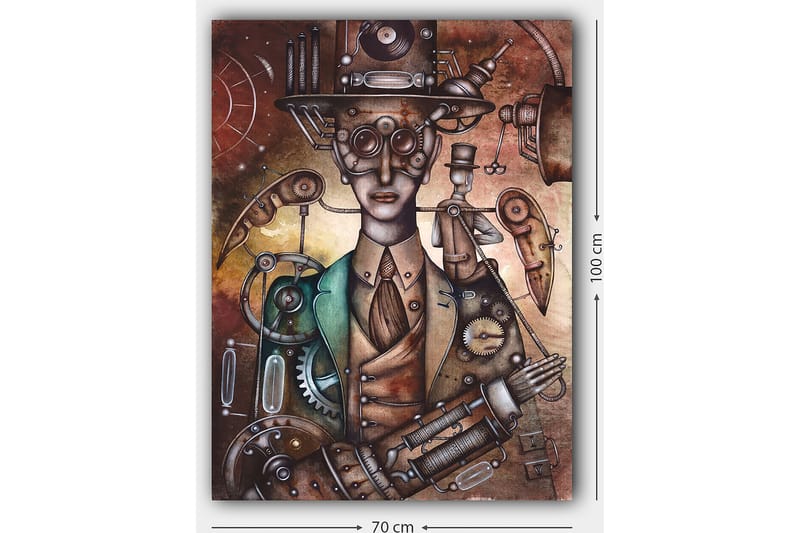 Dekorativ Canvastavla 70x100 cm - Flerfärgad - Inredning - Tavlor & posters - Canvastavla