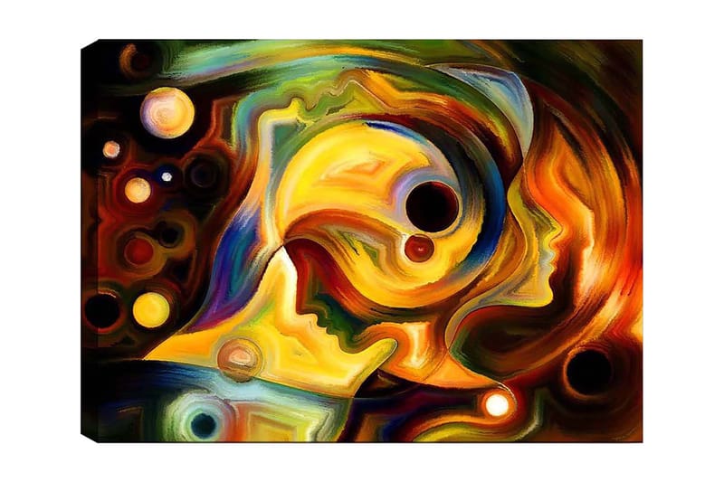 Dekorativ Canvastavla 70x100 cm - Flerfärgad - Inredning - Tavlor & posters - Canvastavla
