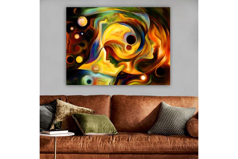 Dekorativ Canvastavla 70x100 cm - Flerfärgad - Inredning - Tavlor & posters - Canvastavla